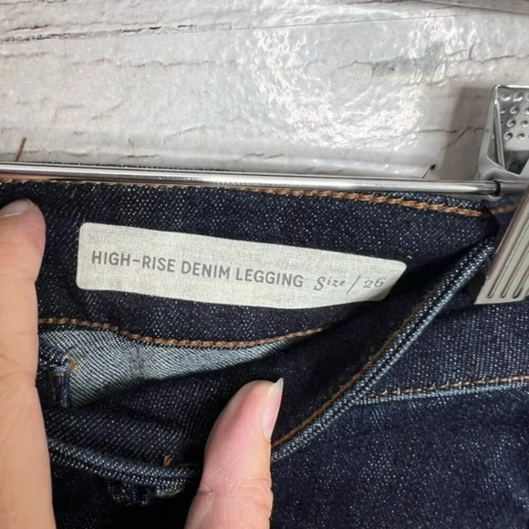 Pilcro and the Letterpress High-Rise Denim Leggings Size 26 - Picture 4 of 9
